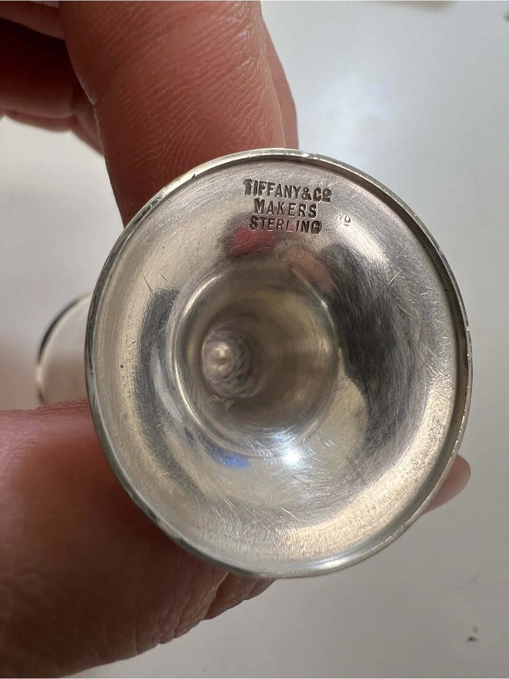 Tiffany & Co sterling silver cordial cup or small Kiddush cup